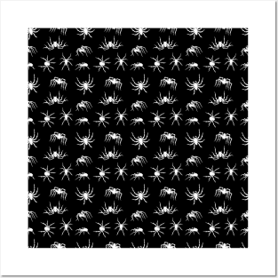 Spider Silhouettes Pattern Posters and Art